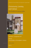 Christianity Latinity And Culture Salvatore I Camporeale