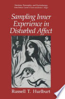 Sampling Inner Experience In Disturbed Affect 1st Edition Russell T Hurlburt