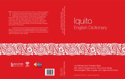 Iquito English Dictionary Lev Michael And Christine Beier