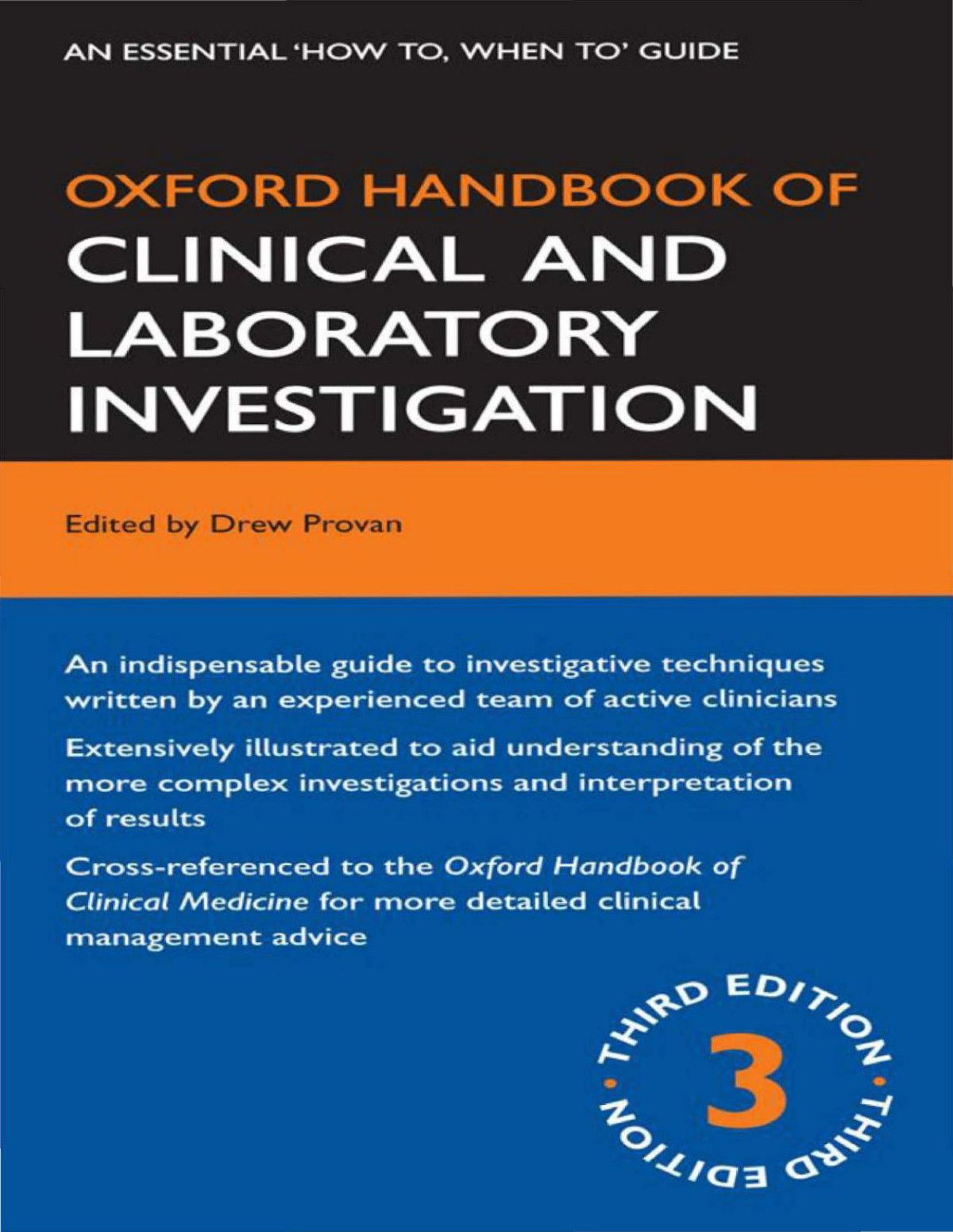 Oxford Handbook Of Clinical And Laboratory Investigation Drew Provan Editor