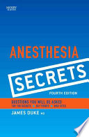 Anesthesia Secrets James Duke
