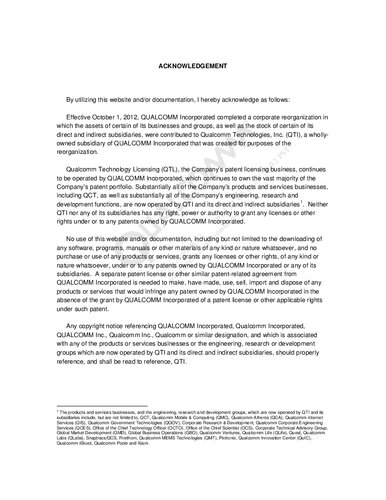 Using Cdmatech Support Documents And Downloads 80v72731 Rev F Qualcomm Technologies Inc