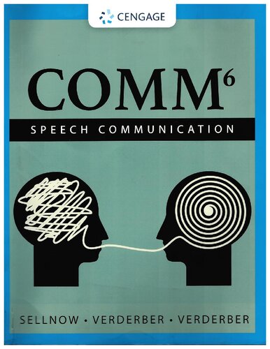 Comm Mindtap Course List 6th Edition 6th Edition Deanna D Sellnow Kathleen S Verderber Rudolph F Verderber