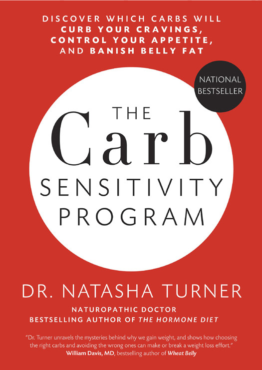 The Carb Sensitivity Program Discover Which Carbs Will Curb Your Cravings Control Your Appetite And Banish Belly Fat Natasha Turner