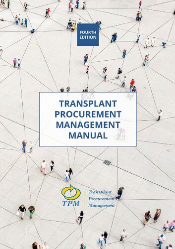 Transplant Procurement Management 4th Edition Jos Maria Domnguezroldn