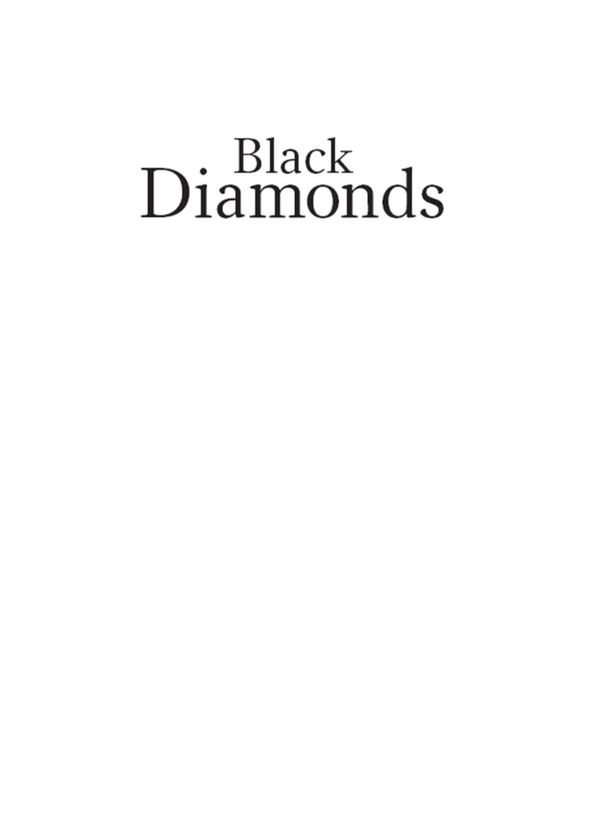 Black Diamonds Kelly Kim