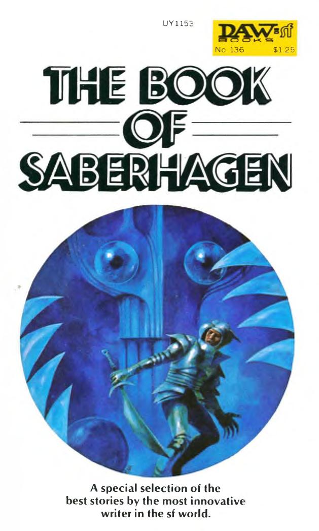 The Book Of Saberhagen 1975 Fred Saberhagen