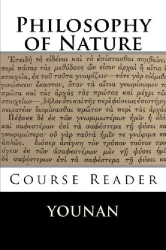 Philosophy Of Nature Course Reader Andrew Younan