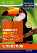 Complete Biology For Cambridge Secondary 1 Workbook Pam Large