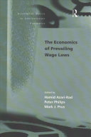 The Economics Of Prevailing Wage Laws 1st Edition Peter Philips
