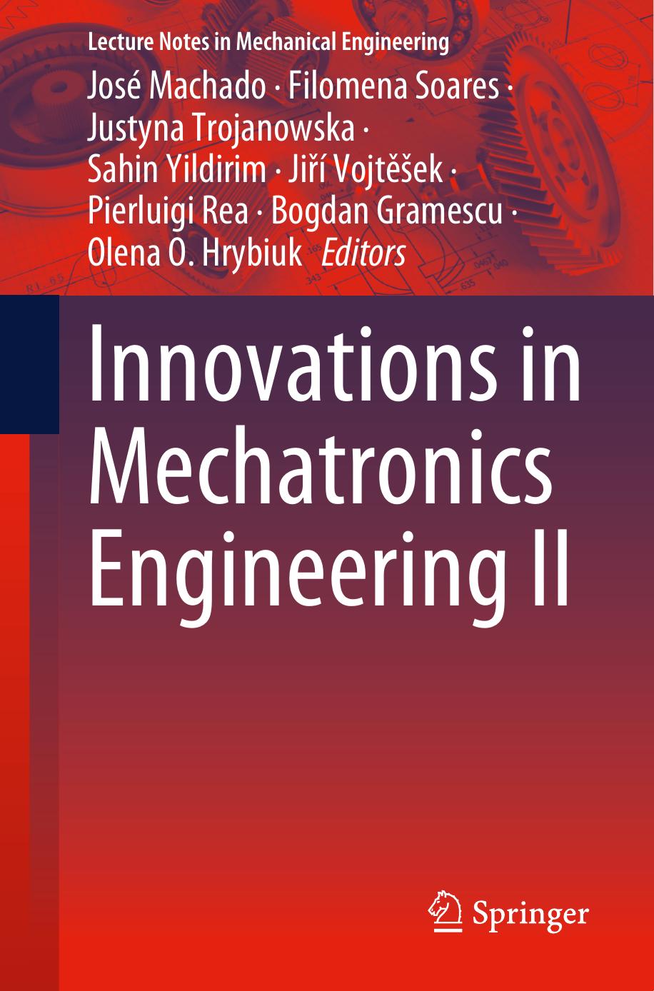 Innovations In Mechatronics Engineering Ii Jos Machado Filomena Soares