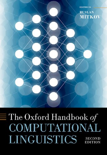 The Oxford Handbook Of Computational Linguistics 2nd Edition Ruslan Mitkov Editor