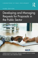 Developing And Managing Requests For Proposals In The Public Sector 3rd Edition Theresa Bauccioteschlog