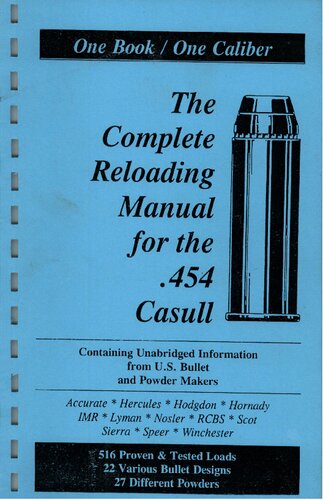 Loadbooks 454 Casull Loadbooks