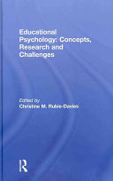 Educational Psychology Concepts Research And Challenges 1st Edition Christine M Rubiedavies