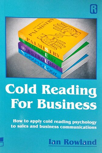 Cold Reading For Business 1st Edition Ian Rowland