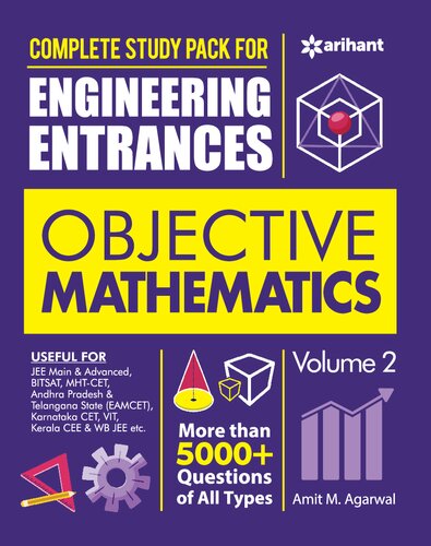 Complete Study Pack For Engineering Entrances Objective Mathematics Volume 2 For Iit Jee Cet Eamcet Mhtcet Amit M Agarwal