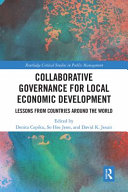 Collaborative Governance For Local Economic Development Lessons From Countries Around The World 1st Edition Denita Cepiku
