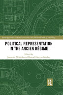 Political Representation In The Ancien Rgime Albareda Joaquim Ed Snchez