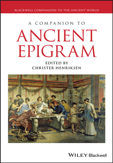 A Companion To Ancient Epigram Christer Henriksn