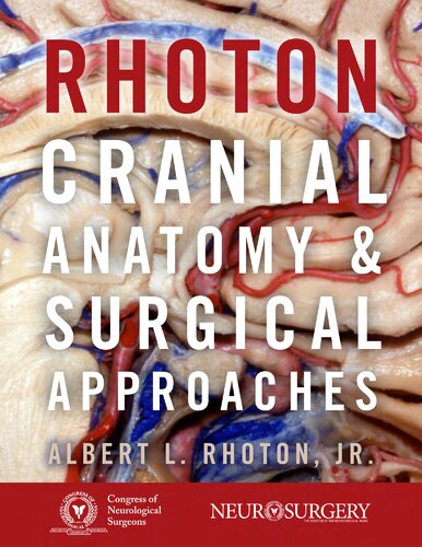 Rhotons Cranial Anatomy And Surgical Approaches 1st Edition Albert L Rhoton