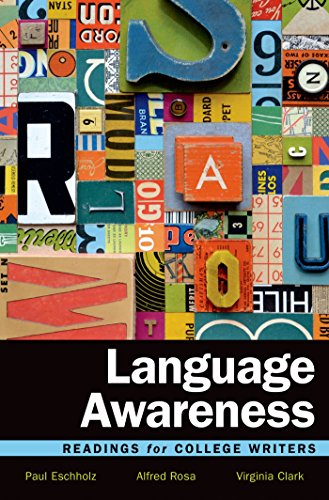 Language Awareness Readings For College Writers Twelfth Paul Eschholz