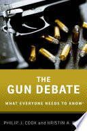 The Gun Debate What Everyone Needs To Know Philip J Cook Kristin A Goss