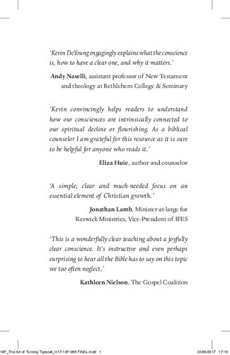 The Art Of Turning From Sin To Christ For A Joyfully Clear Conscience Kevin Deyoung