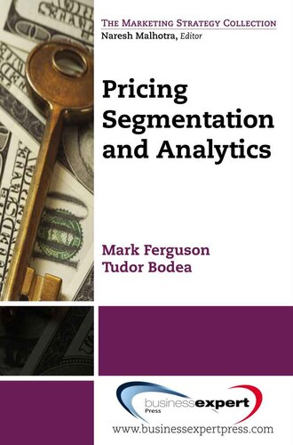 Pricing Segmentation And Analytics Mark Ferguson Tudor Bodea