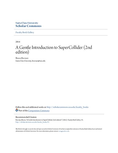 A Gentle Introduction To Supercollider 2nd Edition 2nd Bruno Ruviaro