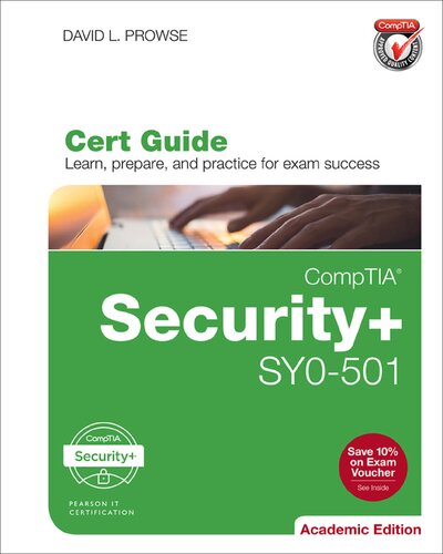 Comptia Security Sy0501 Cert Guide Academic Edition David L Prowse