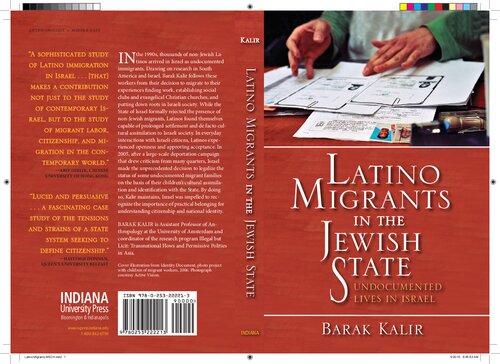 Latino Migrants In The Jewish State Undocumented Lives In Israel Barak Kalir