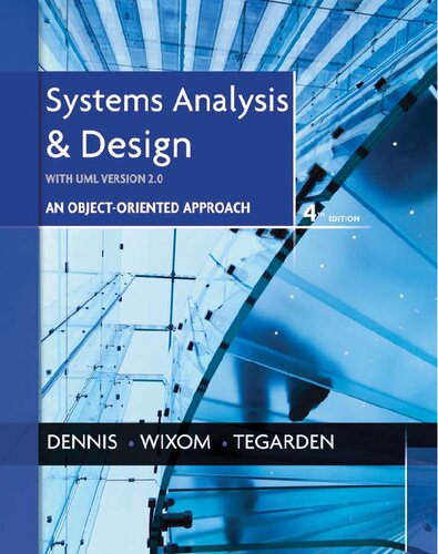 Systems Analysis And Design Uml Version 20 An Objectoriented Approach Alan Dennis