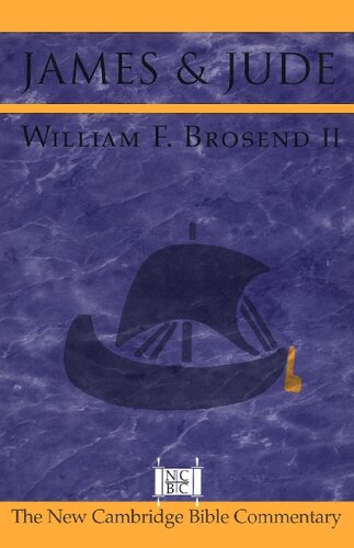 James And Jude New Cambridge Bible Commentary William F Brosend Ii