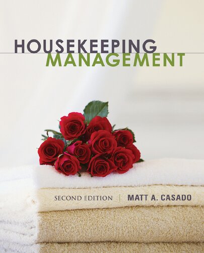Housekeeping Management 2nd Edition Matt A Casado
