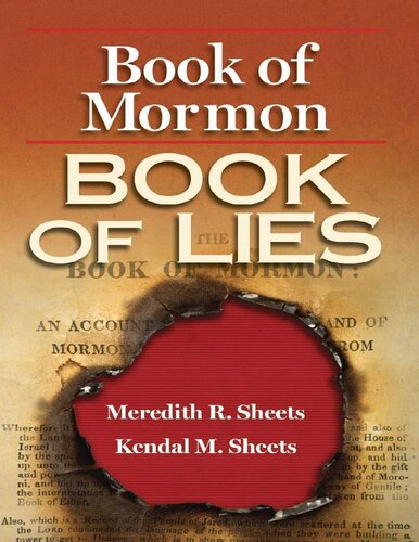 Book Of Mormon Book Of Lies Meredith Ray Sheets