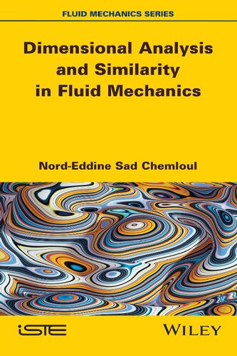 Dimensional Analysis And Similarity In Fluid Mechanics 1st Edition Sad Chemloul