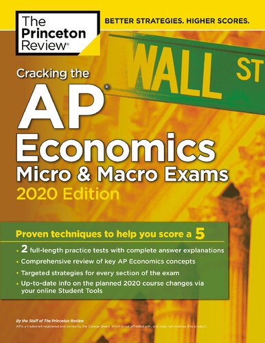 Cracking The Ap Economics Macroeconomics And Microeconomics Exams 2020 The Princeton Review