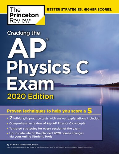 Cracking The Ap Physics C Exam 2020 The Princeton Review Staff