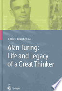 Alan Turing Life And Legacy Of A Great Thinker Christof Teuscher