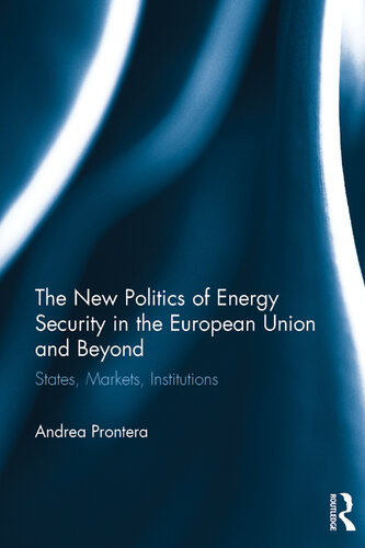 The New Politics Of Energy Security In The European Union And Beyond States Markets Institutions Andrea Prontera