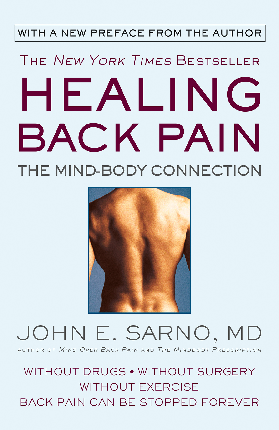 Healing Back Pain John E Sarno