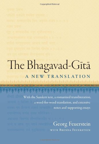 The Bhagavadgita A New Translation 1st Edition Georg Feuerstein
