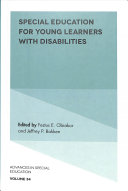 Special Education For Young Learners With Disabilities 1st Edition Festus E Obiakor