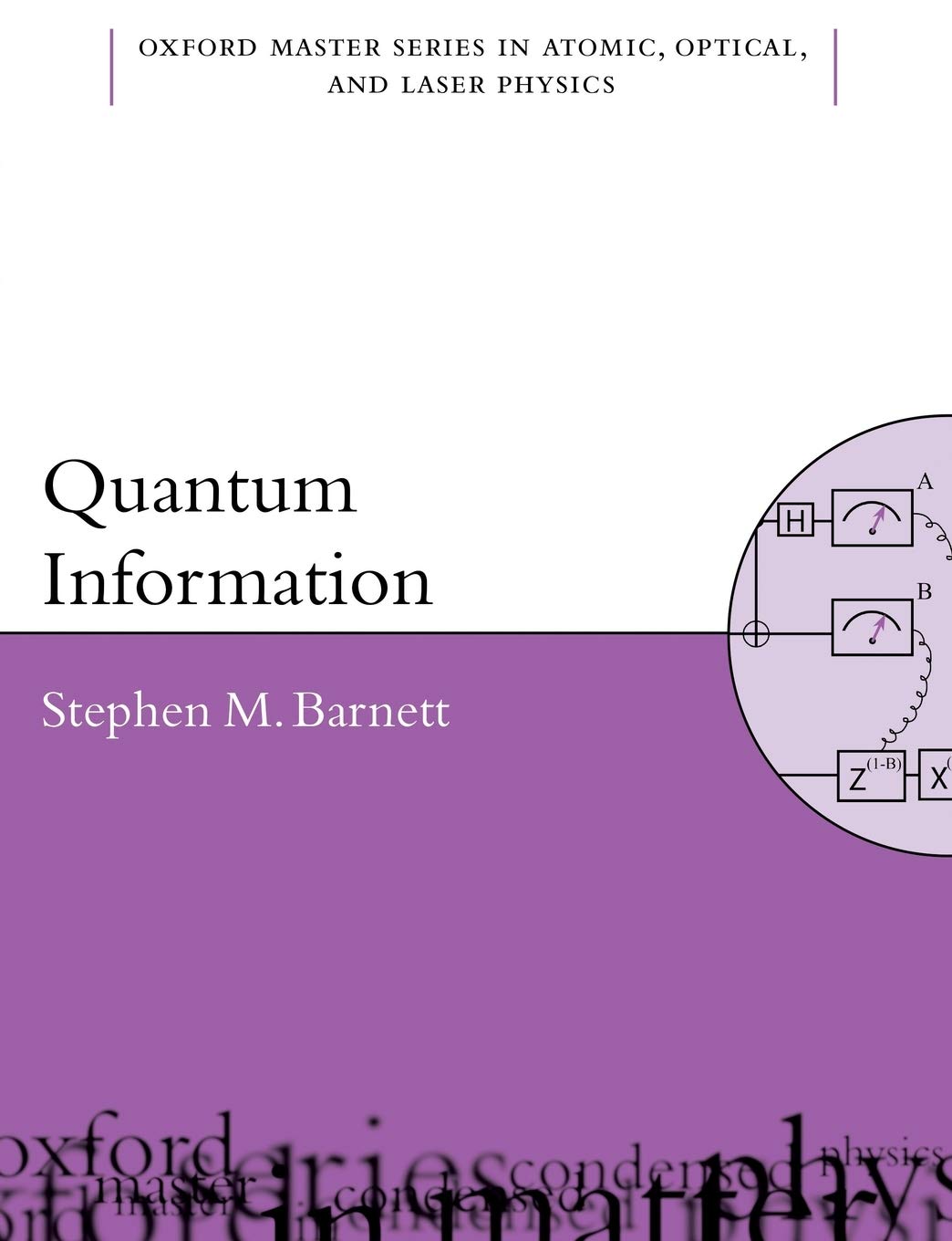 Quantum Information Instructors Solution Manual Solutions 1st Edition Stephen M Barnett