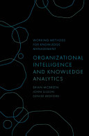 Organizational Intelligence And Knowledge Analytics 1st Edition Brian Mcbreen