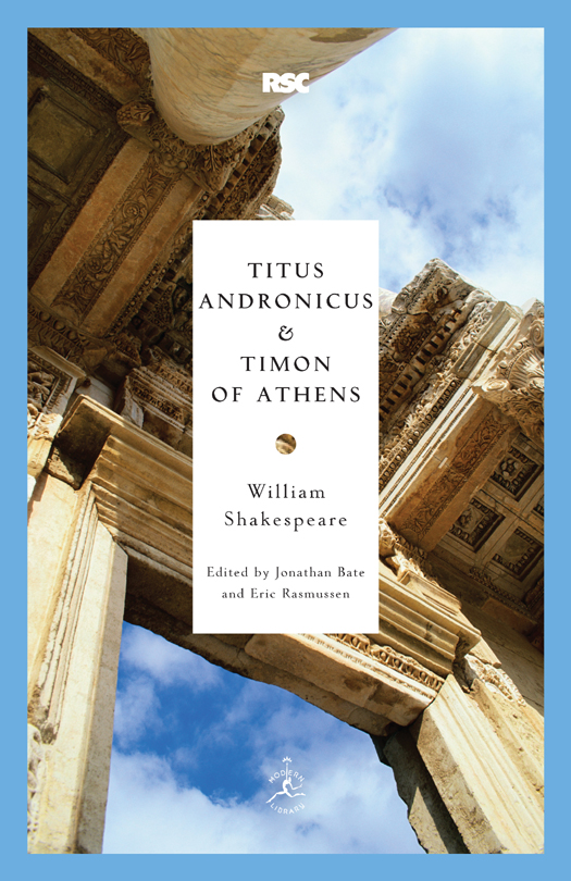 Titus Andronicus Timon Of Athens William Shakespeare
