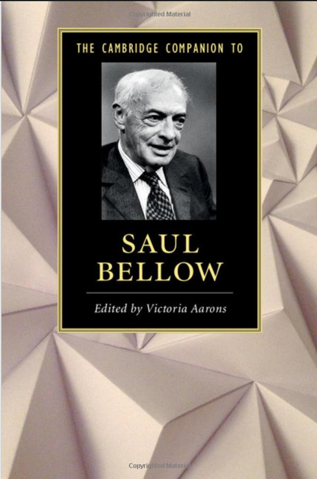 The Cambridge Companion To Saul Bellow 2016th Edition Victoria Aarons