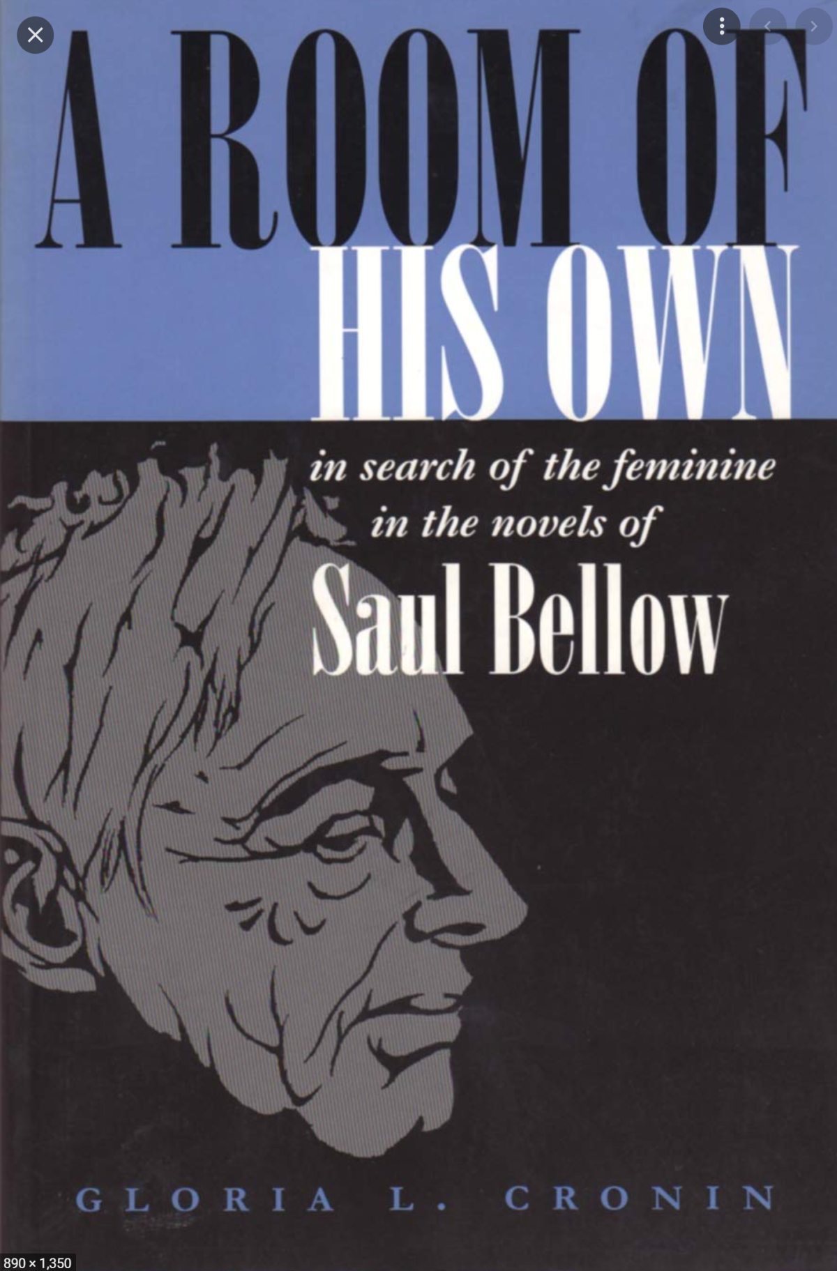 A Room Of His Own In Search Of The Feminine In The Novels Of Saul Bellow 2001th Edition Gloria L Cronin