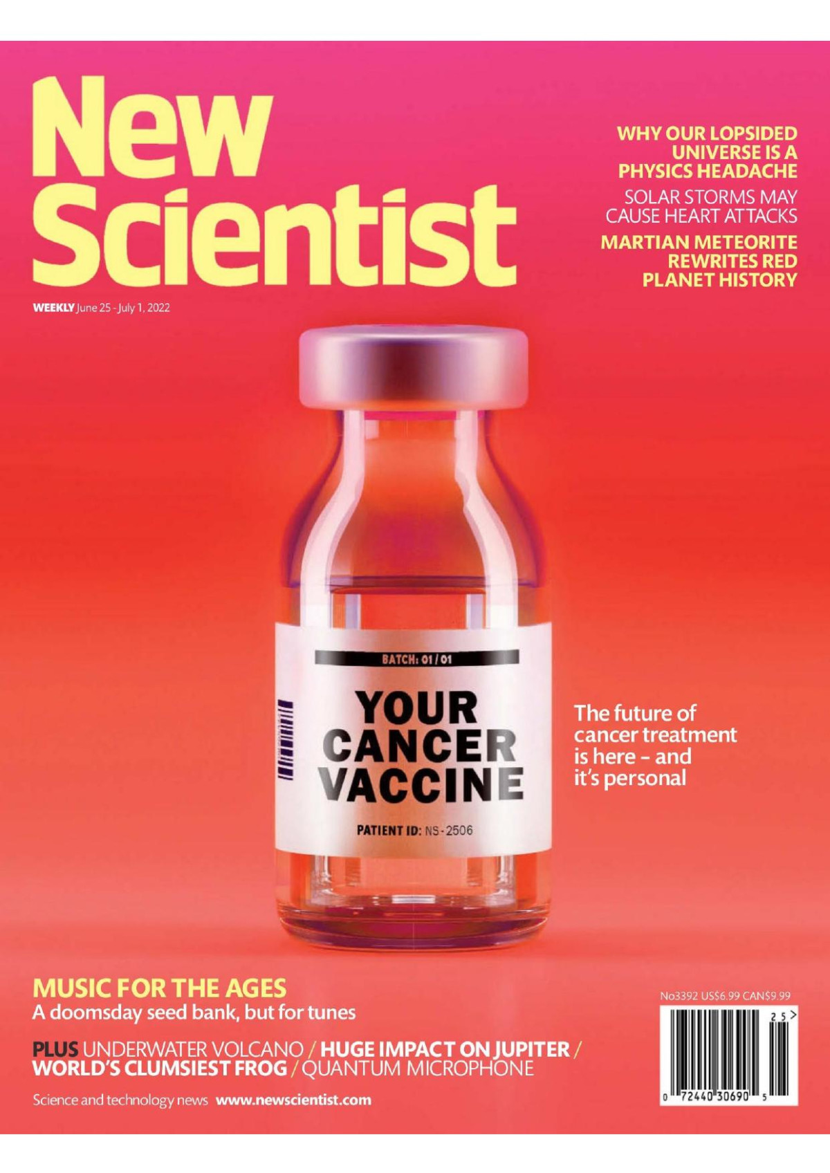 New Scientist Vol Ccliv 3392 25th June 2022 Ccliv Emily Wilson Editor In Chief